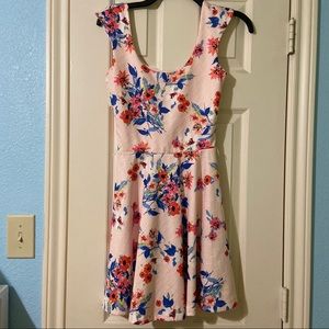 Pink Floral Skater Dress (3 for $10)
